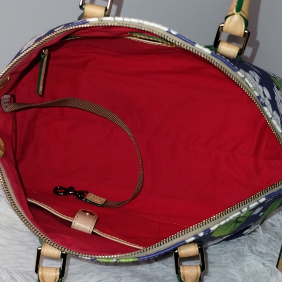 DOONEY & BOURKE ♡ Floral Satchel Bag ♡ Good Condition ♡ Y2K - Picture 13 of 14